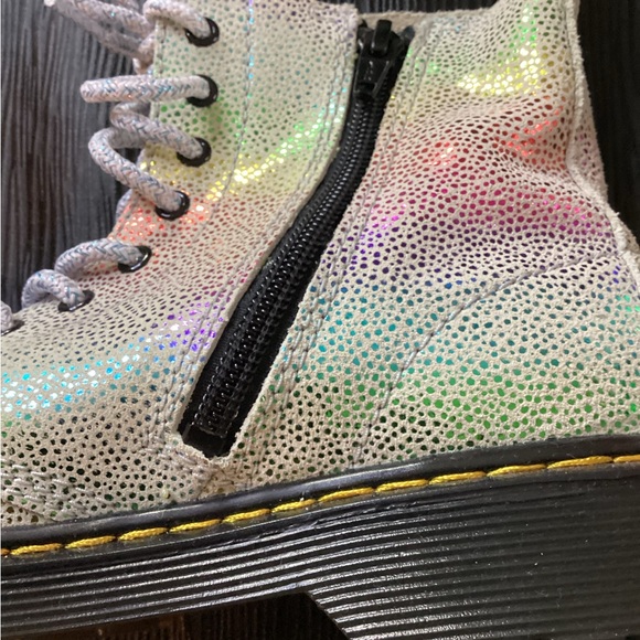 Dr. Martens Black and White Lace-Up Boots - Picture 14 of 15